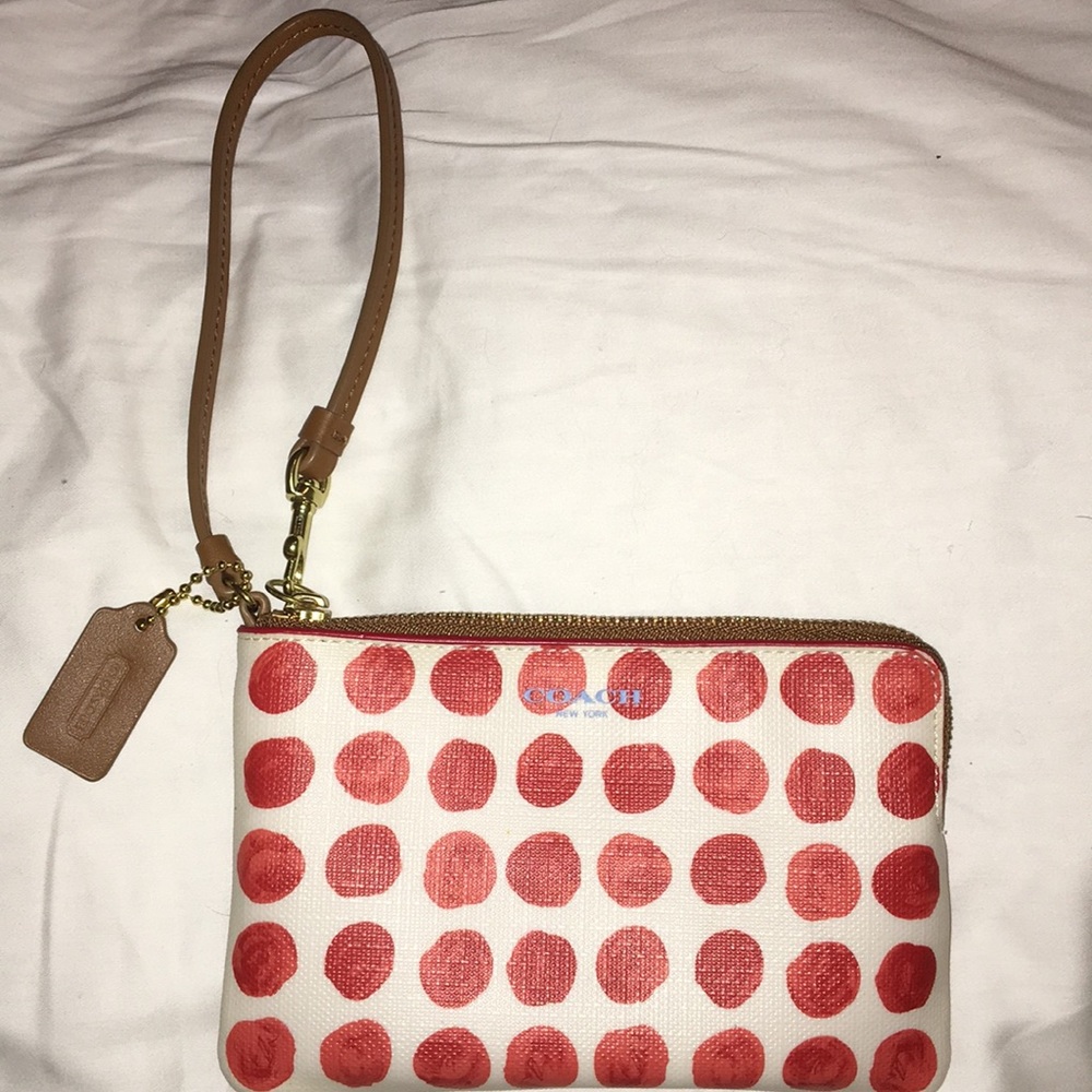 Like new Coach wristlet